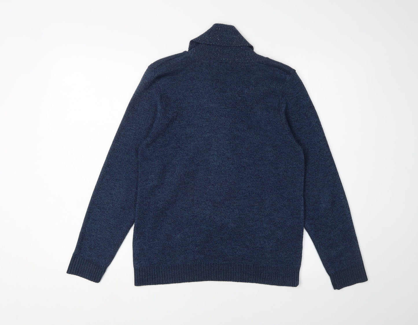 Autonomy Women's Blue High Neck Pullover Jumper - Size S