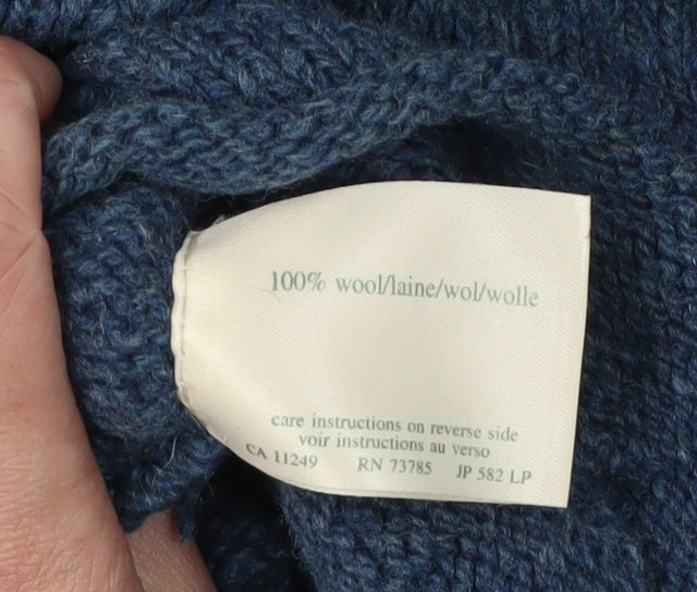 Laura Ashley Women’s Blue Cable Knit Tunic Sweater S
