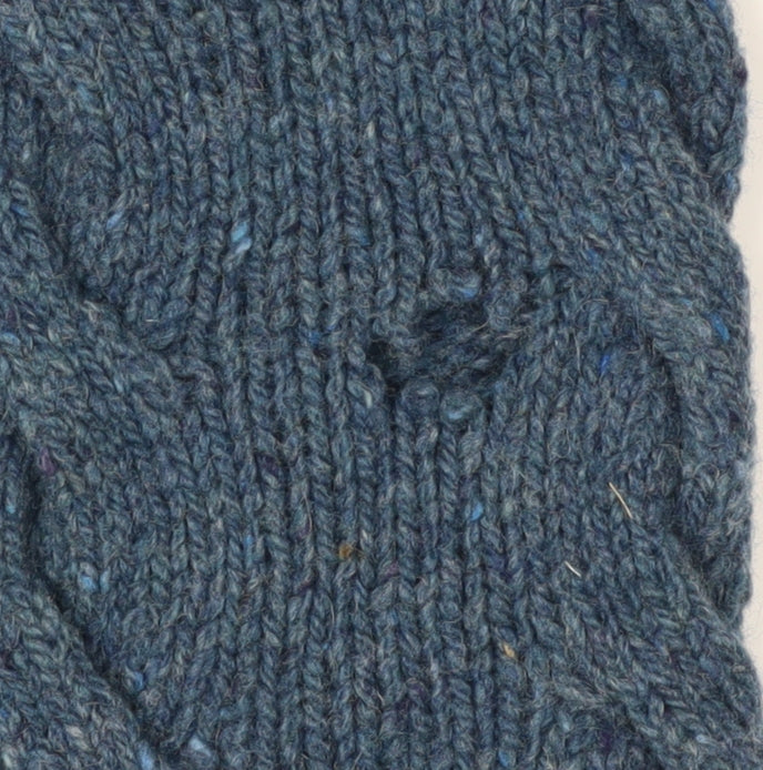 Laura Ashley Women’s Blue Cable Knit Tunic Sweater S