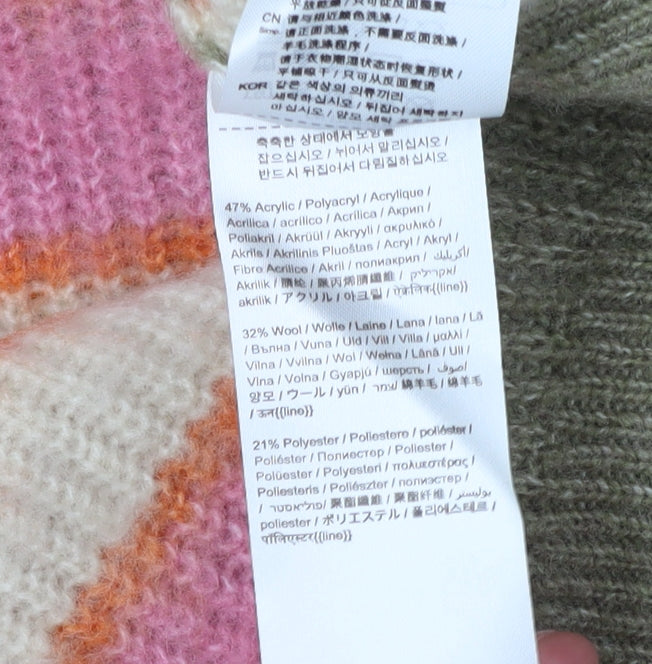 Esprit Women's Multicoloured Striped Pullover, Size L
