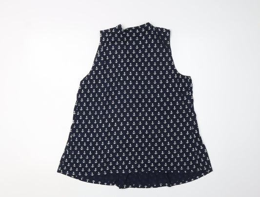 Tommy Hilfiger Women's Blue Nautical Tank Top