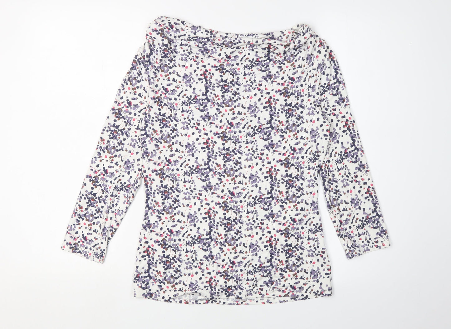 Viyella Women's Multicoloured Floral Top - Size S