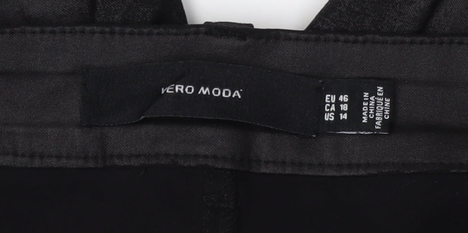 Vero Moda Women's Black Skinny Trousers - Size 18