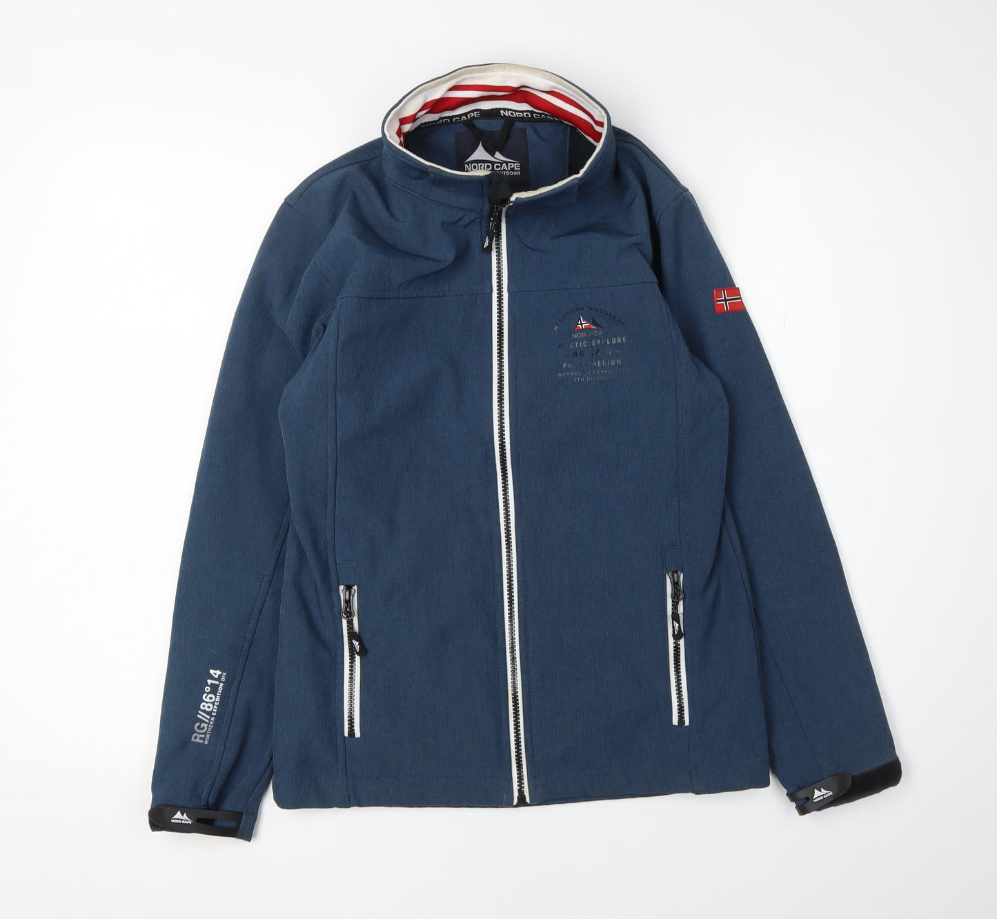 Nord Cape Boys Blue Adventure Jacket Size 13