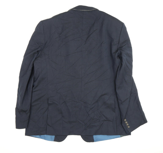 Marks and Spencer Men's Blue Jacket Blazer - 44R