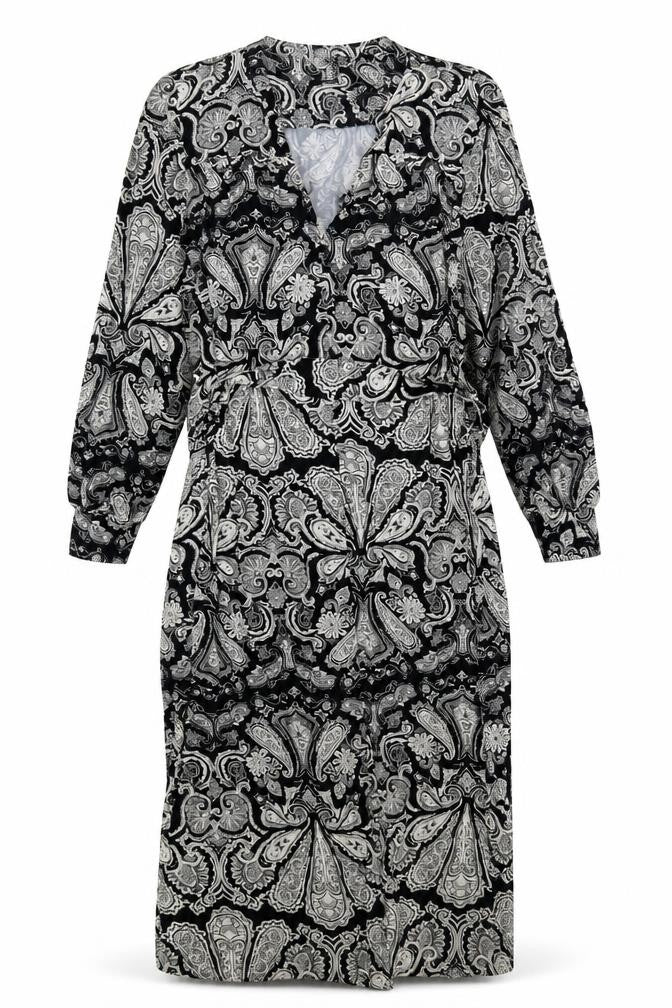 Marks and Spencer Women's Black Paisley Wrap Dress