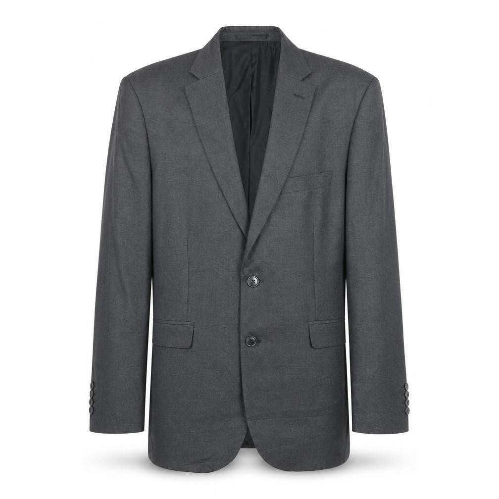 Mens 42 Chest Regular Moss Esq. Grey Two-Button Suit Jacket