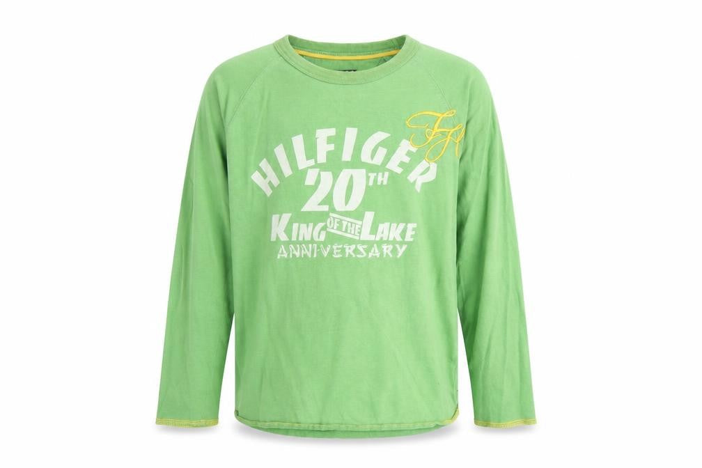 Tommy Hilfiger Boys Green Long Sleeve T-Shirt - Age 10