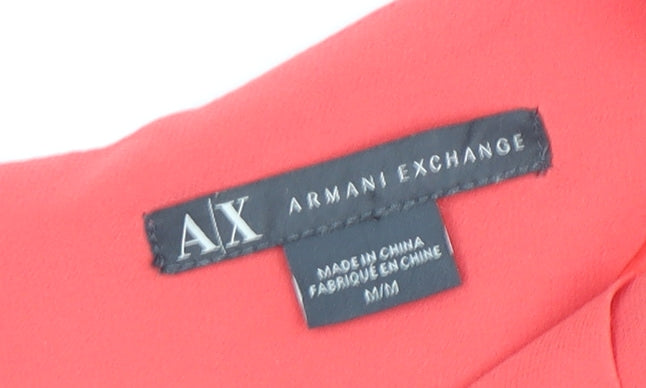Armani Exchange Women's Pink Shift Dress M