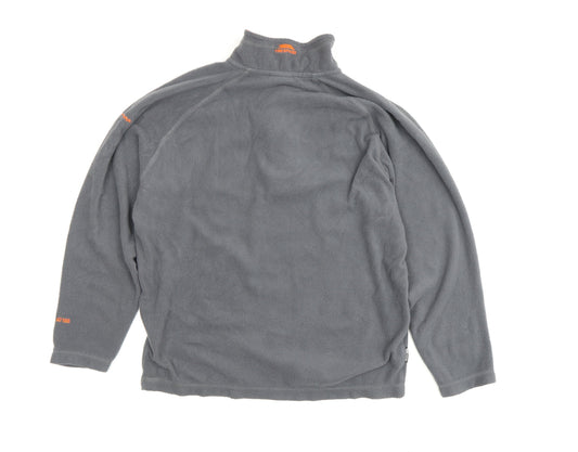 Trespass Grey Lightweight Fleece Pullover for Unisex Adults
