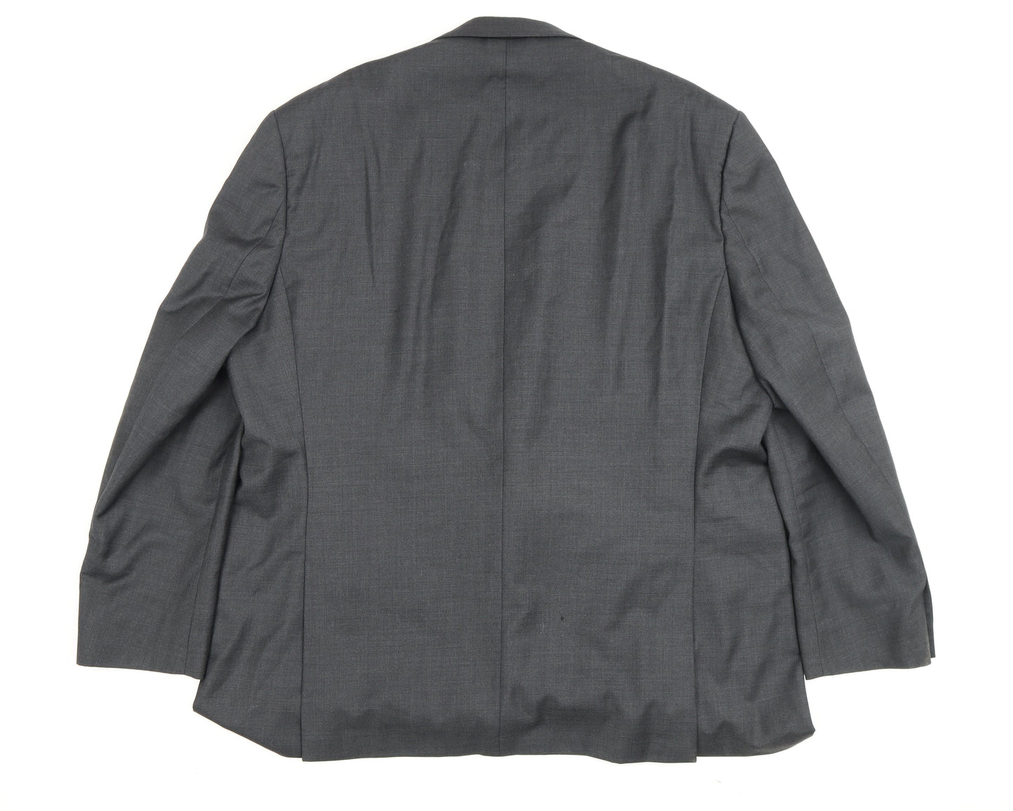 Ralph Lauren Men's Grey Blazer Wool Single-Breasted 48R