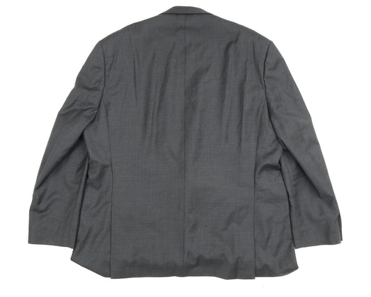 Ralph Lauren Men's Grey Blazer Wool Single-Breasted 48R