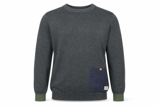 Jack & Jones Men's Green Pullover Jumper, Size S, Casual Knit