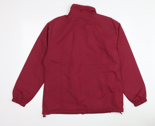 Mountain Essentials Women's Red Jacket, Size 10, Lightweight Casual