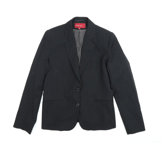 Firetrap Women's Black Wool Blazer L Formal Jacket