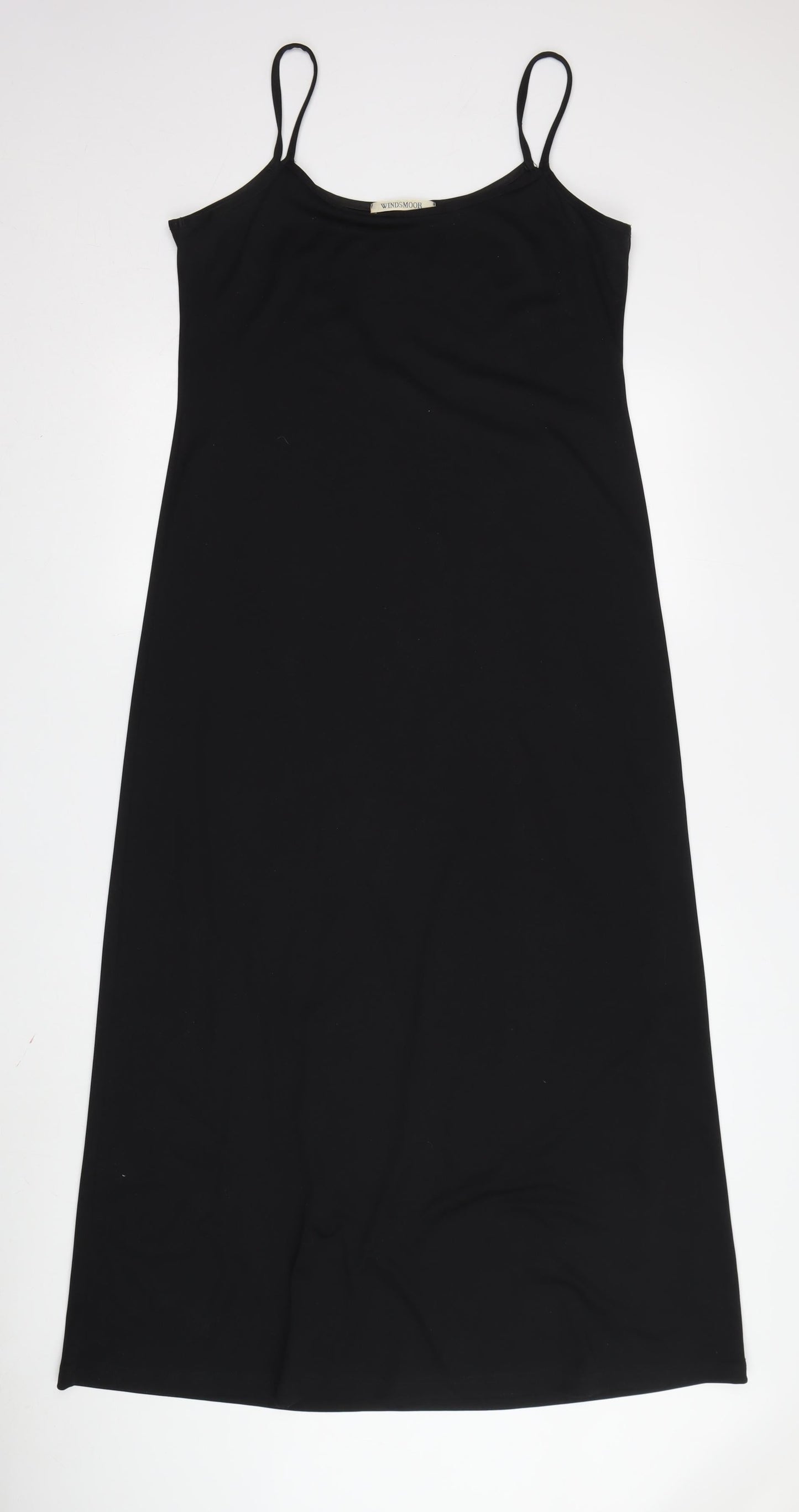 Windsmoor Women's Black Size 14 Sleeveless Slip Dress