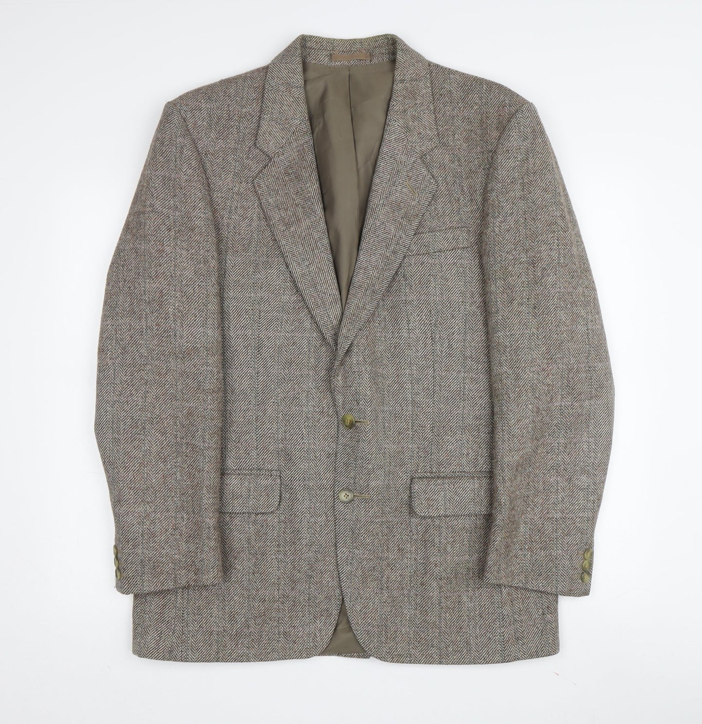 Centaur Men's Brown Tweed Blazer, Size 40 Regular