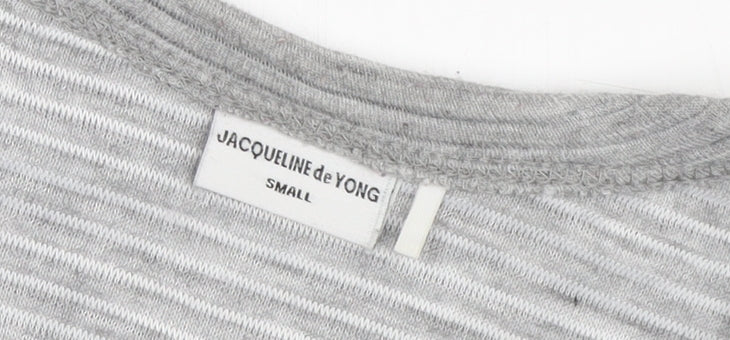 Jacqueline de Yong Women's Grey Cardigan - Size S, Cotton