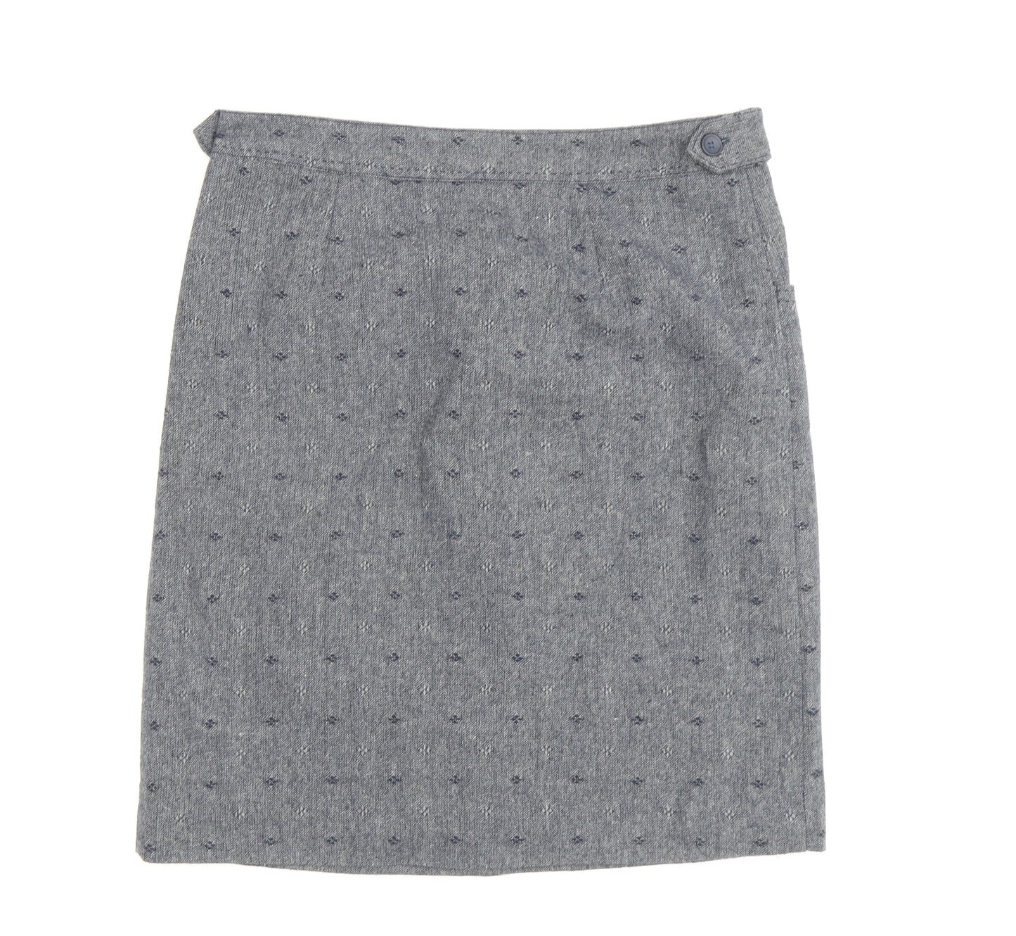 White Stuff Women's Grey Pencil Skirt Size 10