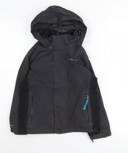 Regatta Boys Black Puffer Jacket 6 Years Waterproof Hooded