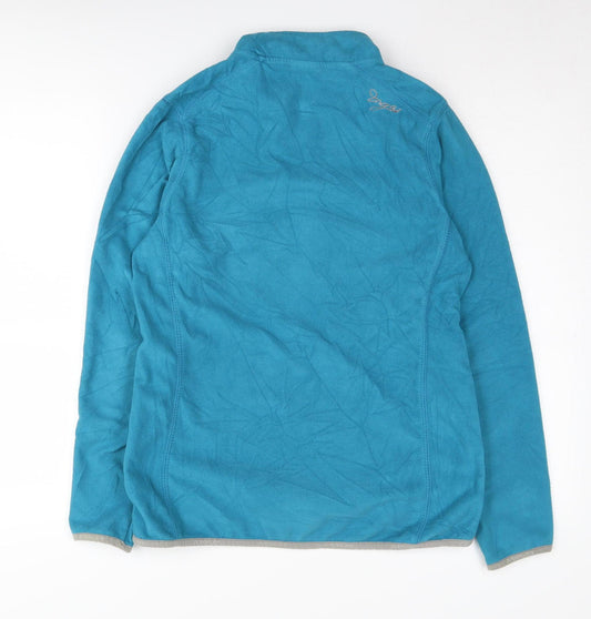 TOG 24 Women's Blue Fleece Pullover Sweatshirt, Size 14