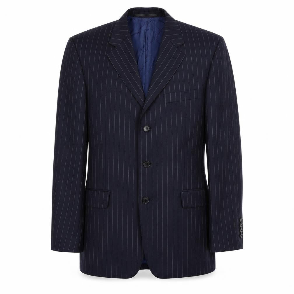 Mens 40 Chest Regular Austin Reed Blue Three-Button Blazer