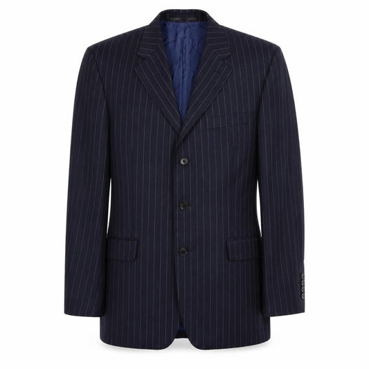 Mens 40 Chest Regular Austin Reed Blue Three-Button Blazer