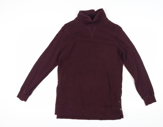 Fatface Women's Red Cowl Neck Pullover Sweatshirt XS