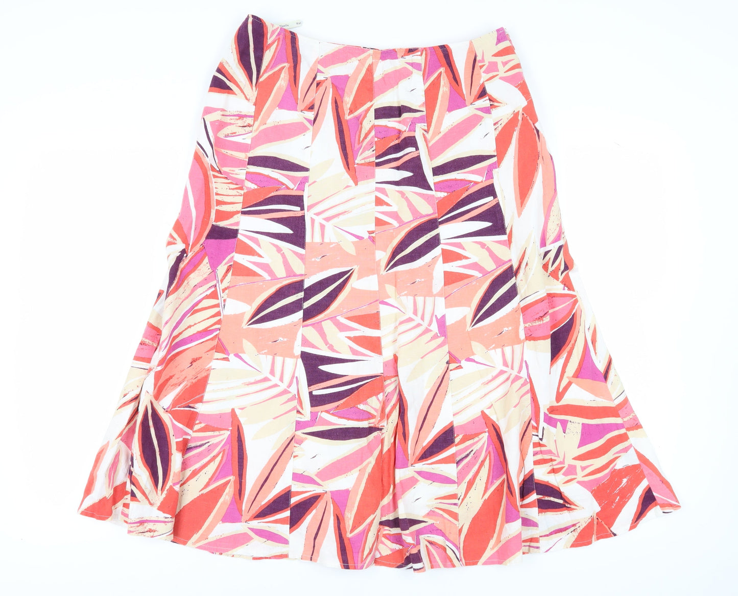 Viyella Women's Multicoloured A-Line Skirt Size 14