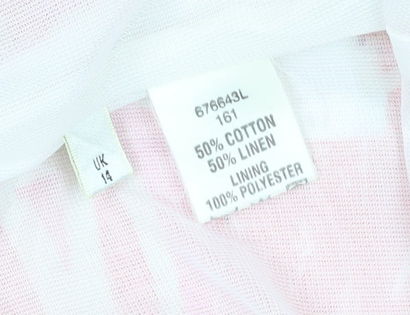 Viyella Women's Multicoloured A-Line Skirt Size 14