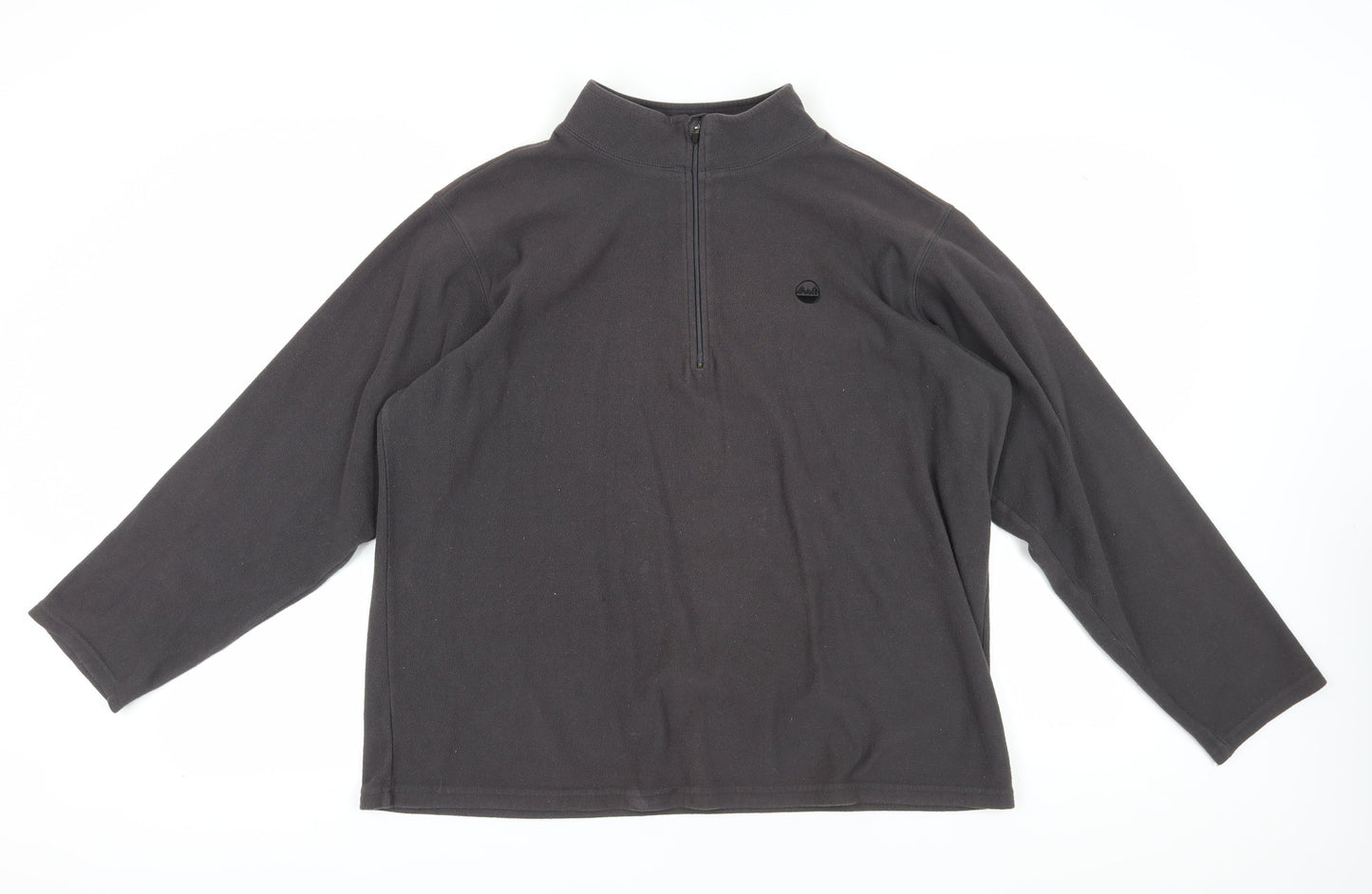Wrangler Men's Black L 1/2 Zip Fleece Sweatshirt