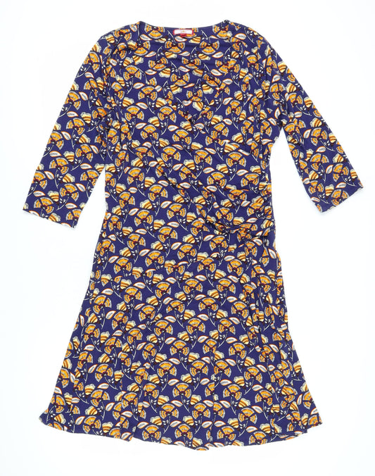 Joe Browns Women's Multicoloured Wrap Dress Size 18