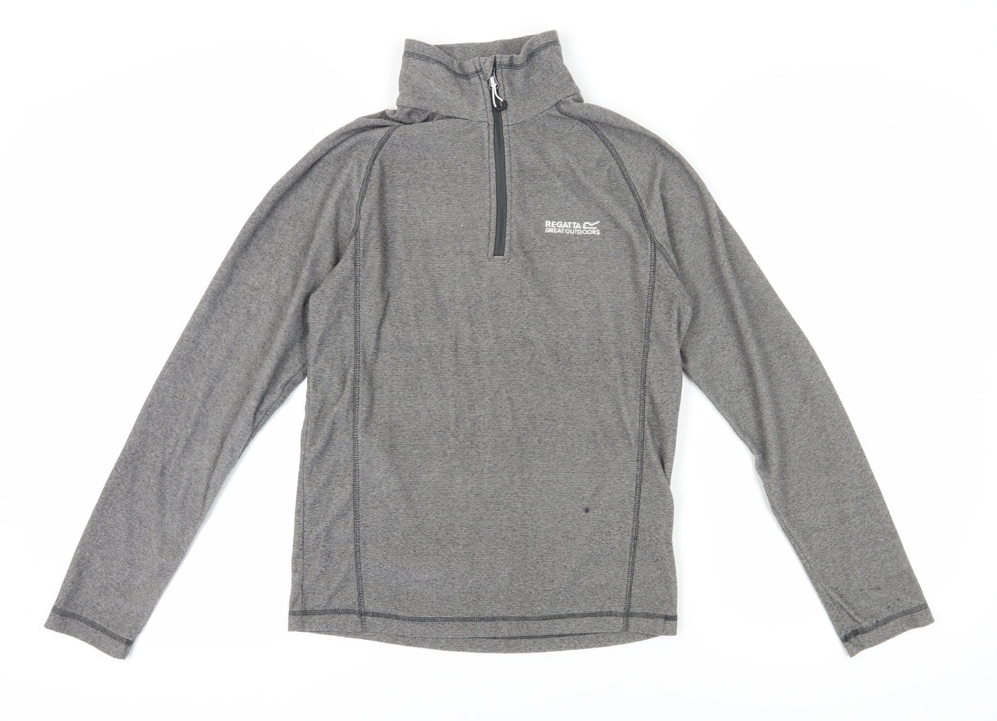 Regatta Men's Grey 1/4 Zip Sweatshirt S