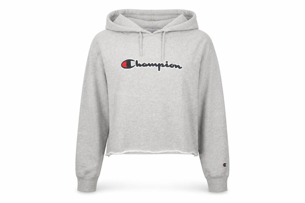 Womens UK M Regular Champion Grey Pullover Hoodie