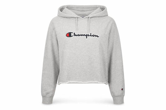 Womens UK M Regular Champion Grey Pullover Hoodie