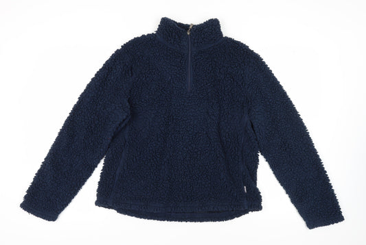 Alpine Spirit Blue Fleece Pullover Sweatshirt L Unisex
