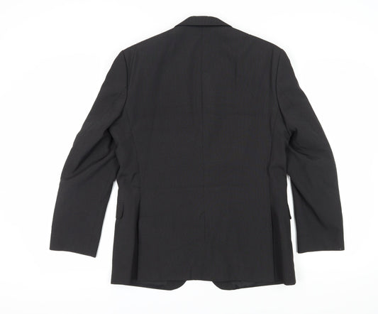 Thomas Nash Men's Black Short Blazer, Size 40S