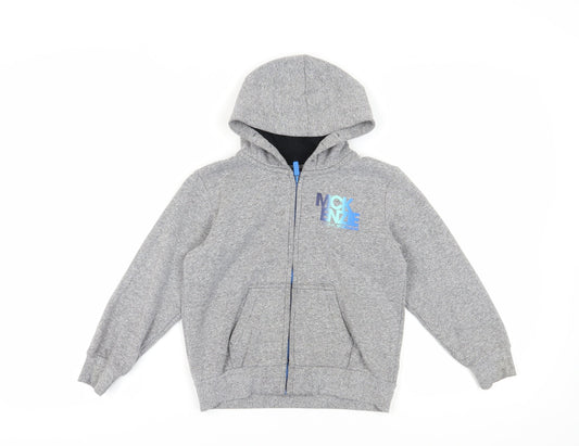 McKenzie Boys Grey Full Zip Hoodie 7-8 Years