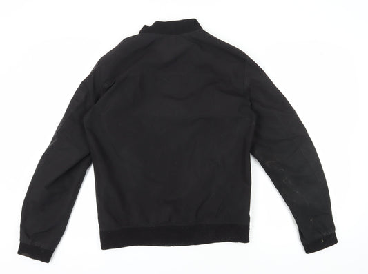 Jack & Jones Men's Black Bomber Jacket M