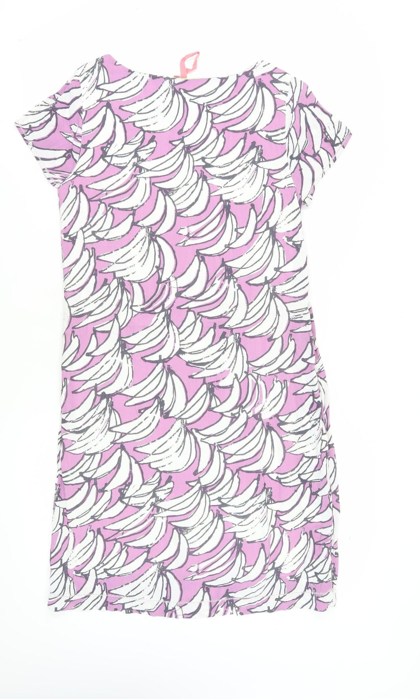 White Stuff Women’s Multicoloured Banana T-Shirt Dress Size 10