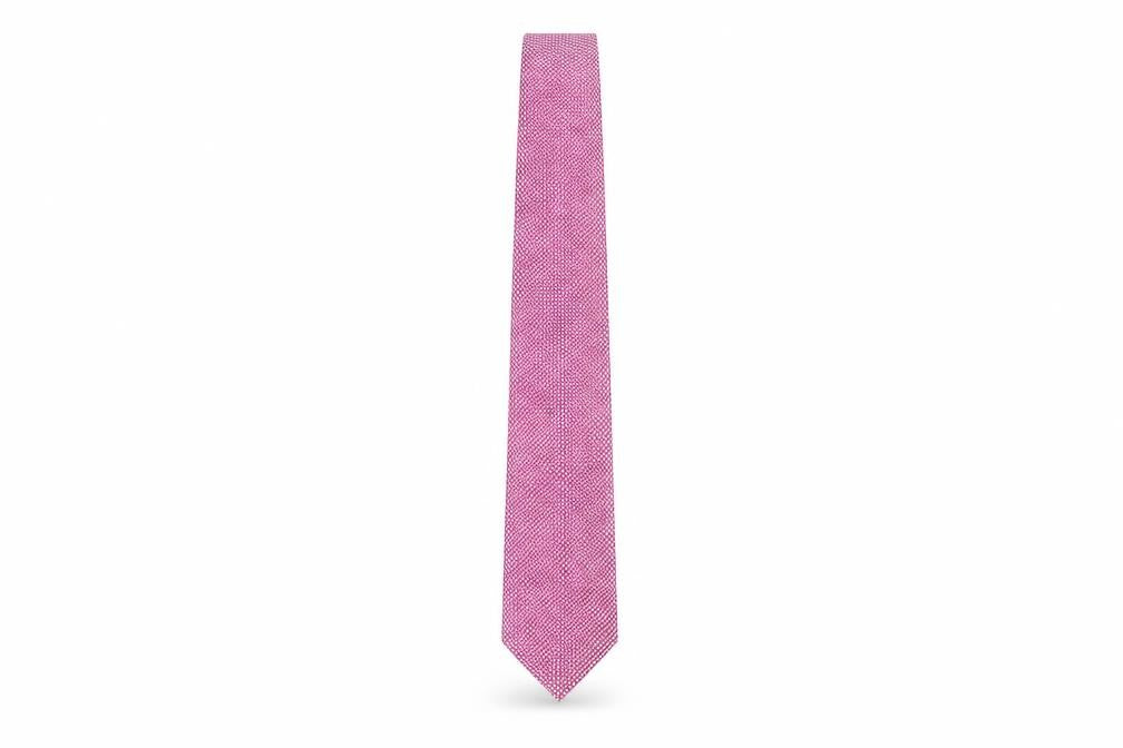 Jeff Banks Pink Polka Dot Silk Men's Tie