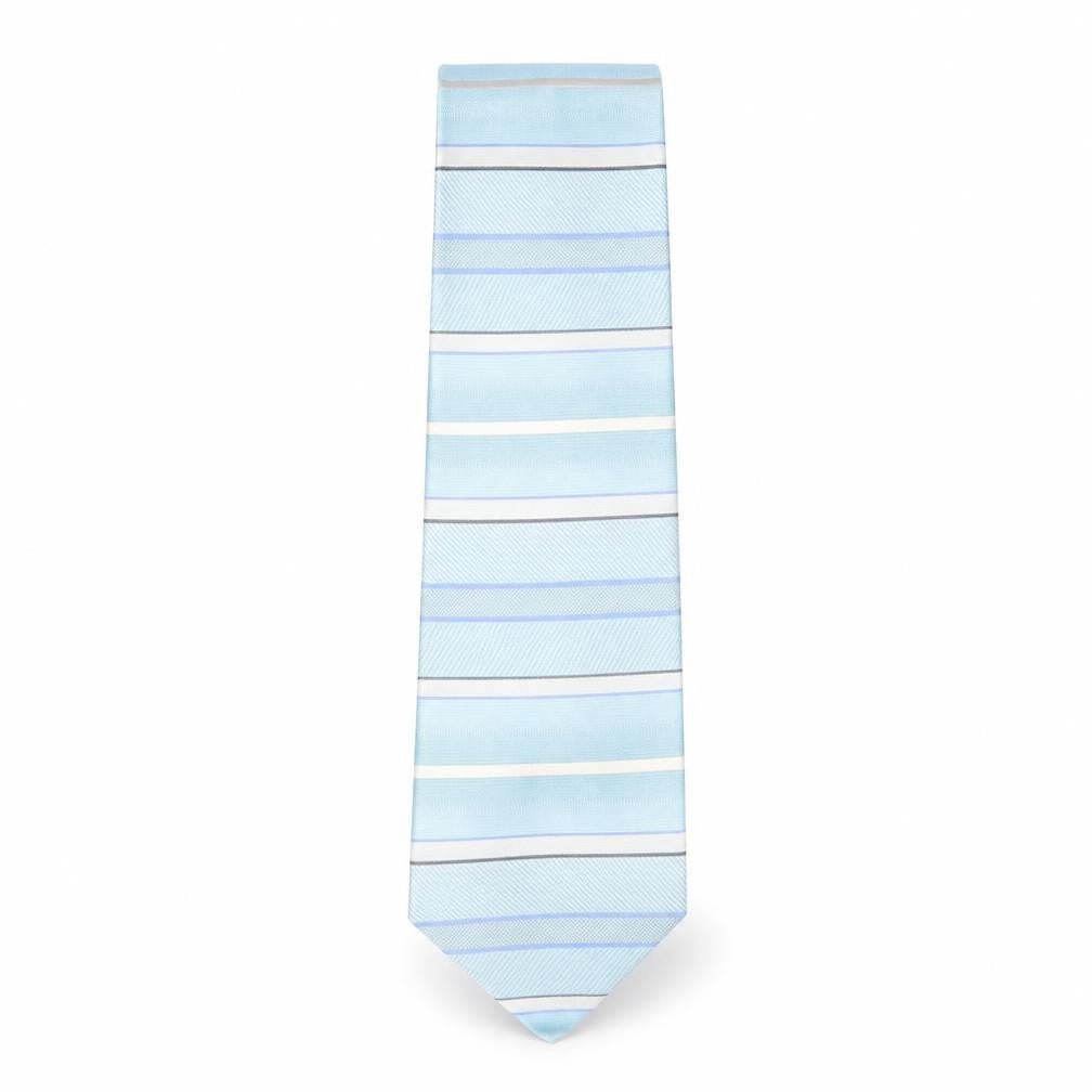 Daniel Hechter Men's Blue Striped Silk Tie