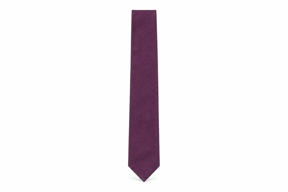 Jeff Banks Men's Purple Silk Striped Tie