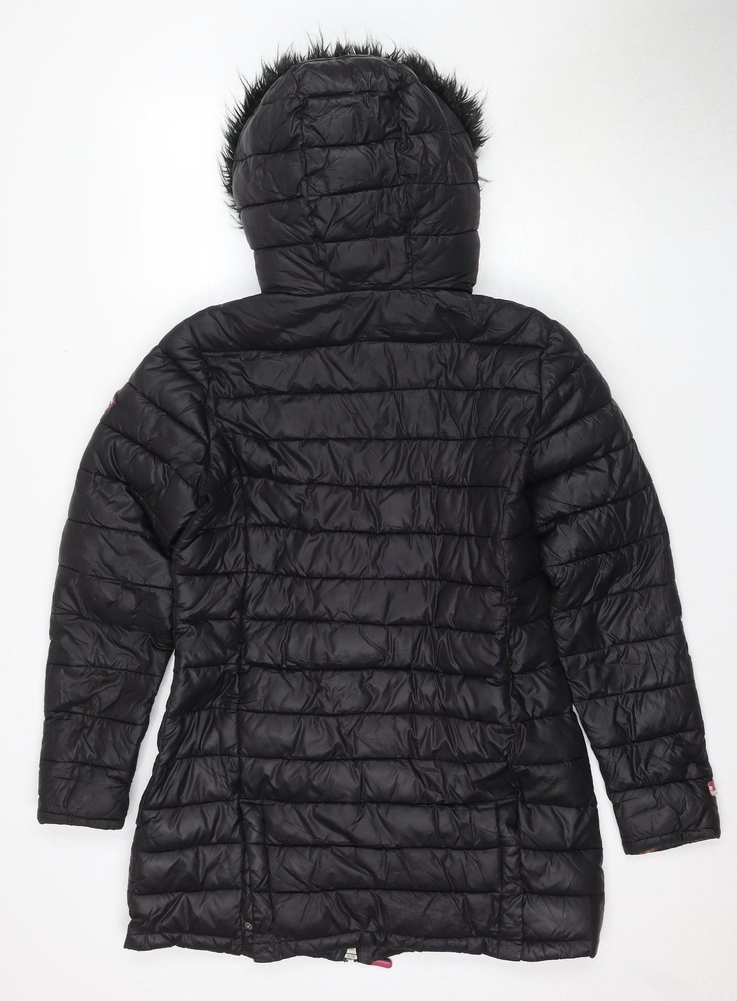Superdry Women's Black Puffer Jacket L