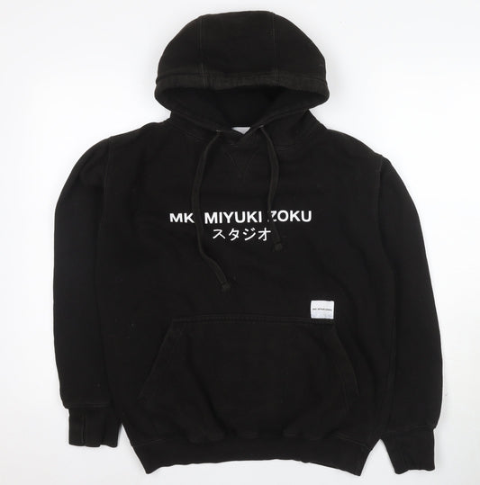 MKI MIYUKI ZOKU Men's Black Pullover Hoodie S