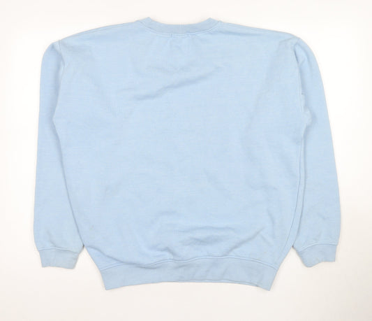 PrettyLittleThing Women's Blue Pullover Sweatshirt M