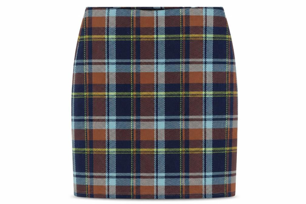 Marks and Spencer Women's Plaid Pencil Skirt 8
