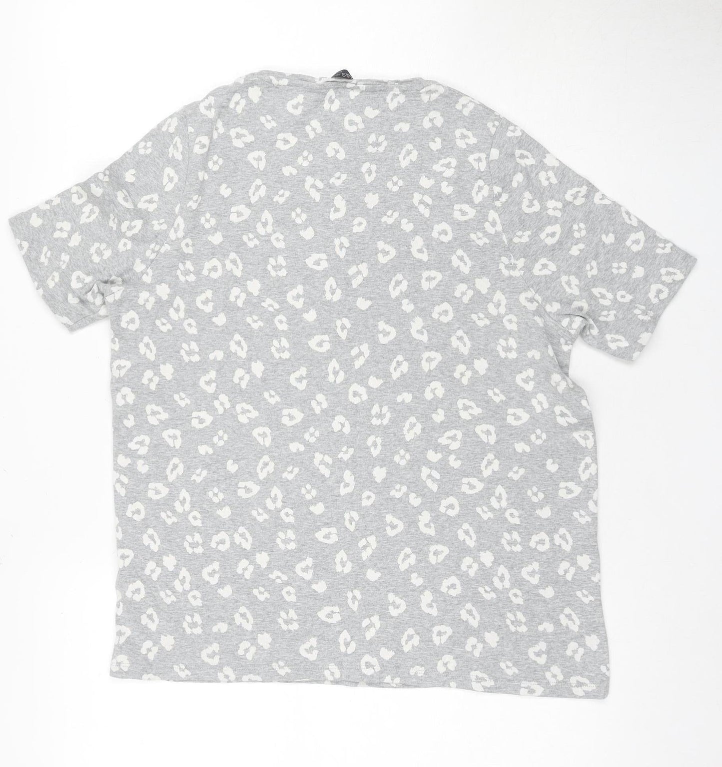 Marks and Spencer Women's Grey Animal Print T-Shirt Size 20