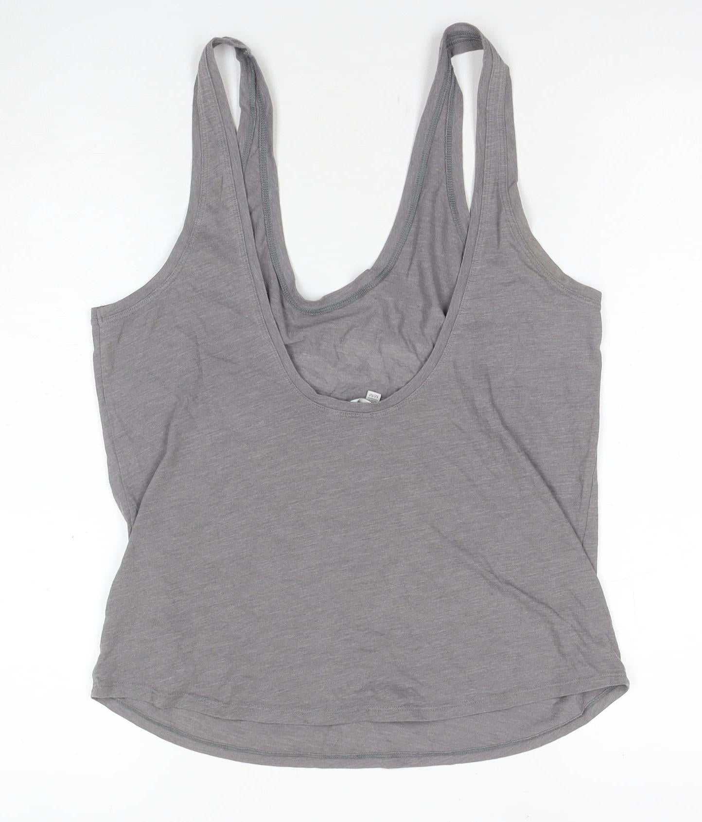 Victoria's Secret Grey Women's Tank Top M - Cotton Blend