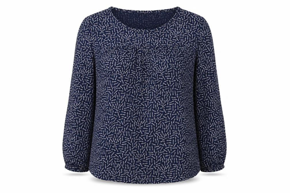 Womens UK Size M Boden Blue Cotton Blouse